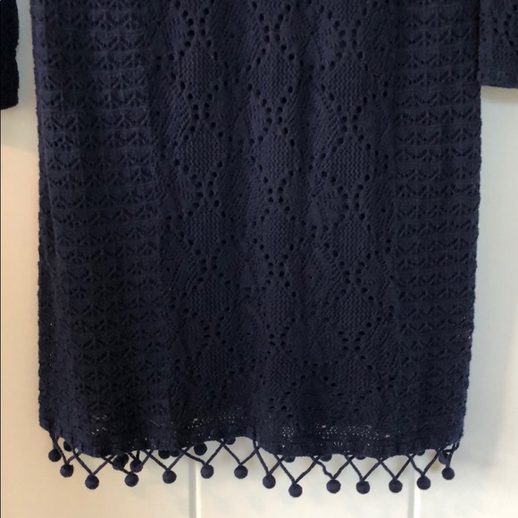 Lily Pulitzer Navy dress with Liner - Picture 4 of 12
